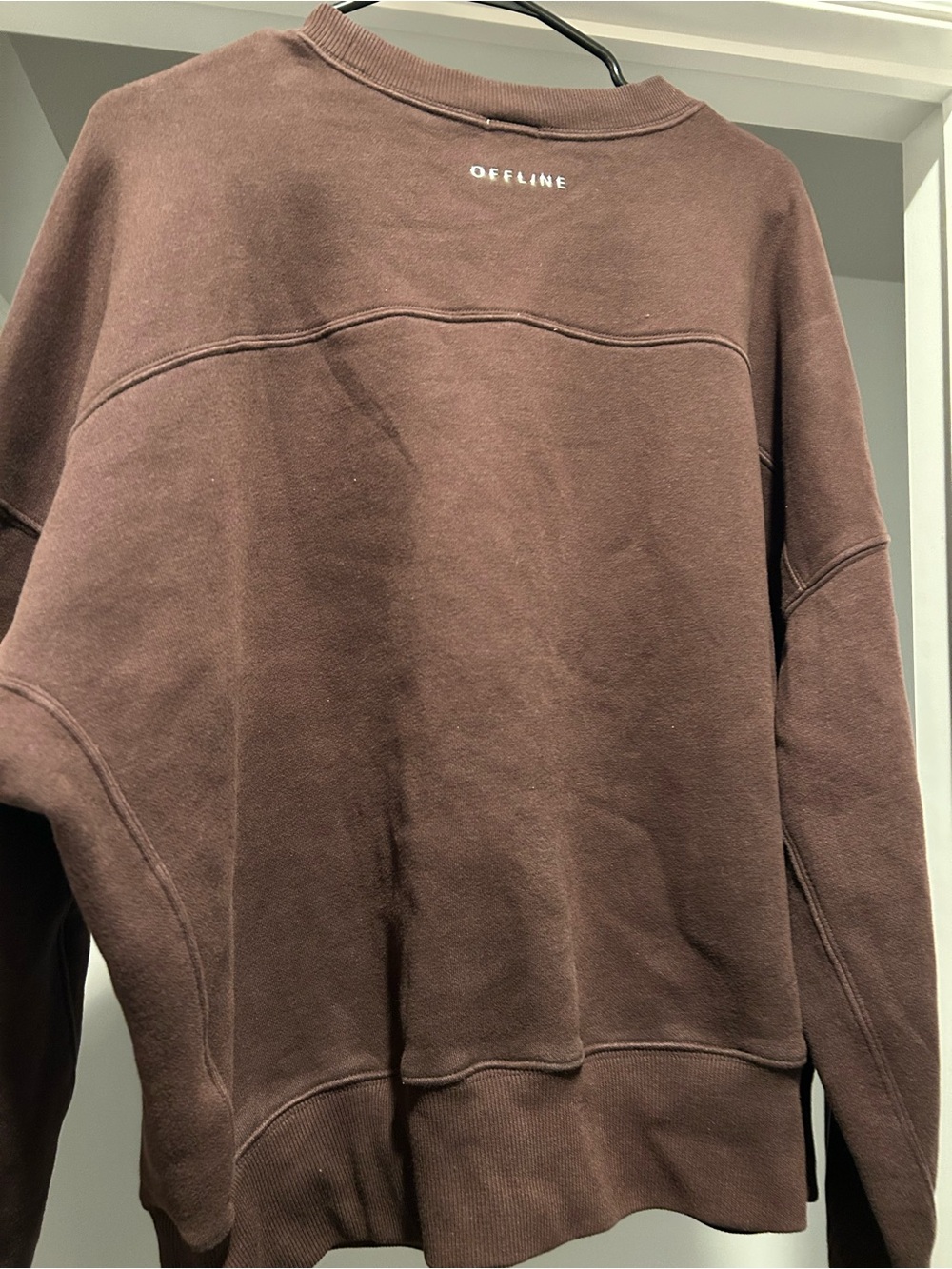 Aerie could fleece classic fit sweatshirt - Picture 3 of 4